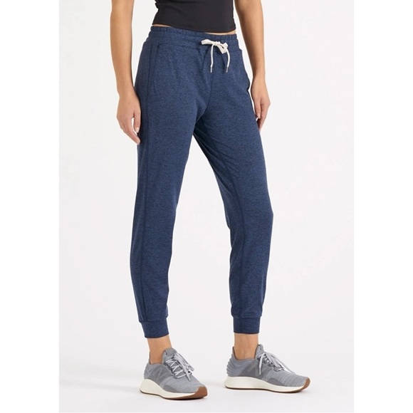 Vuori Pants - Vuori Women’s Size S Performance Joggers Navy Heather DreamKnit Fabric Comfort